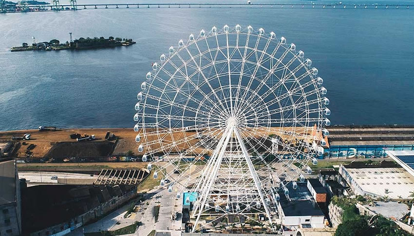 Río de Janeiro inaugura la rueda gigante más grande de América Latina
